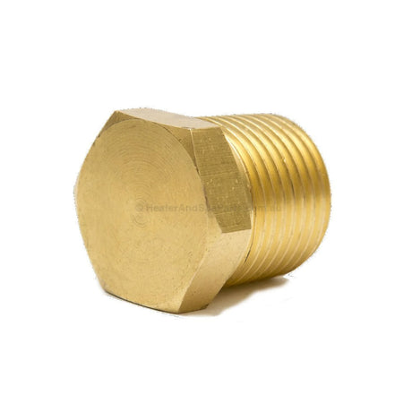 1/4 Male Hex Brass Plug - ~13Mm Thread