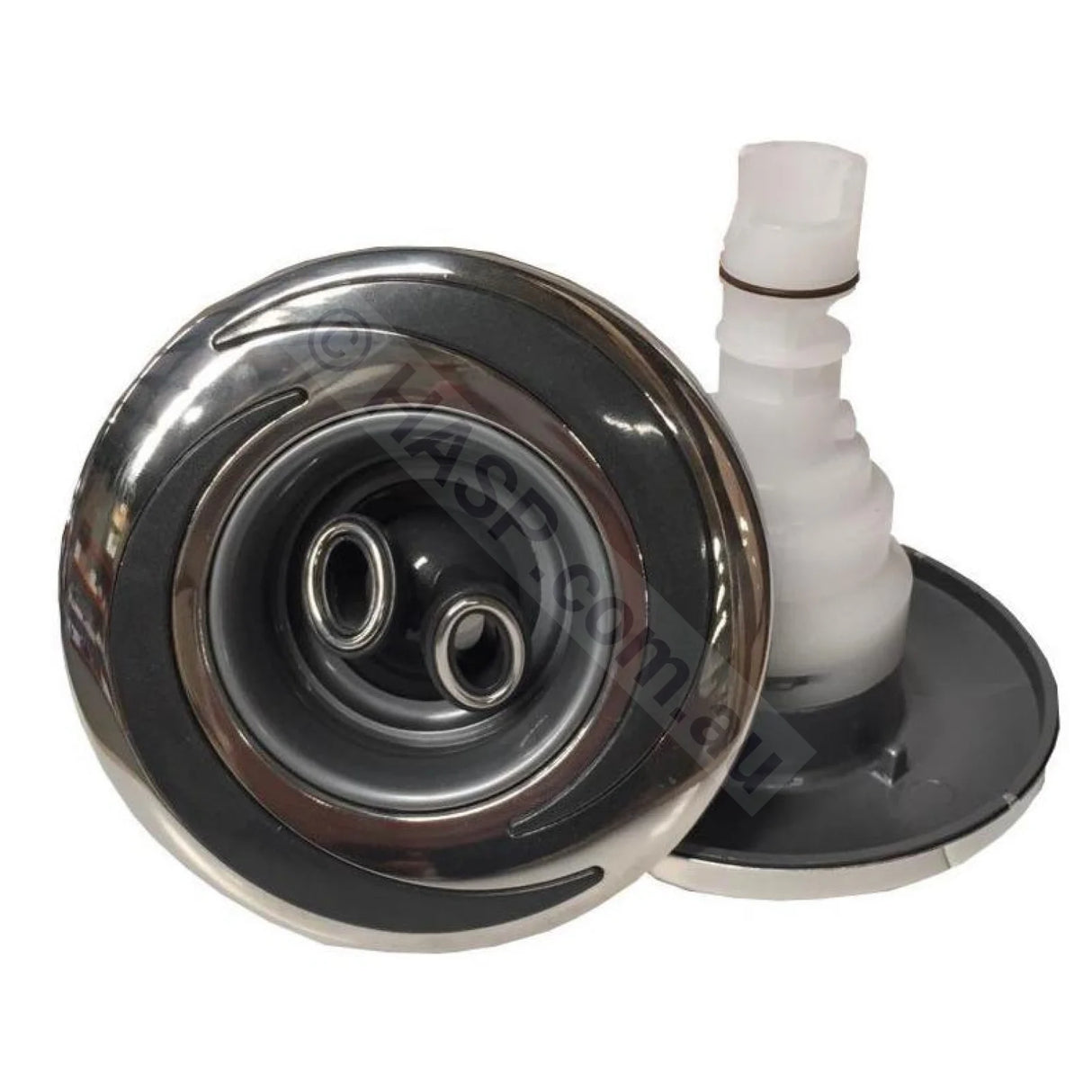 CMP SQR 4.5" Spa Jet - Halo Face - Twin Roto - 116mm - Sapphire - Heater and Spa Parts