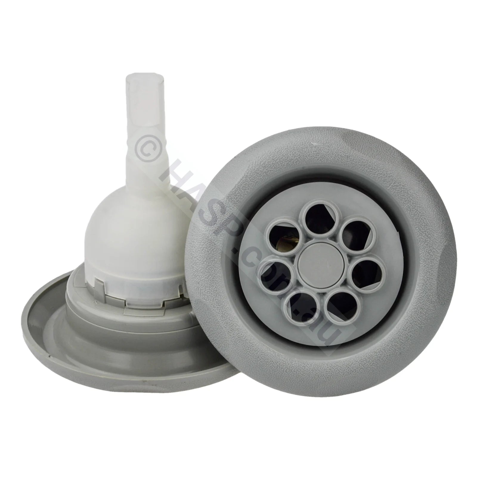 Pentair Cyclone Massage Twin Spin 7 Hole " Gatling Gun " Jet Internal Barrel - 125mm - Heater and Spa Parts