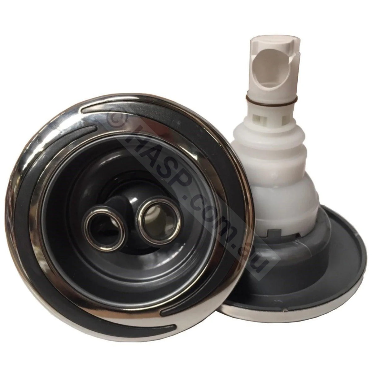 CMP SQR 5" Spa Jet - Halo Face - Twin Roto - 127mm - Sapphire - Heater and Spa Parts