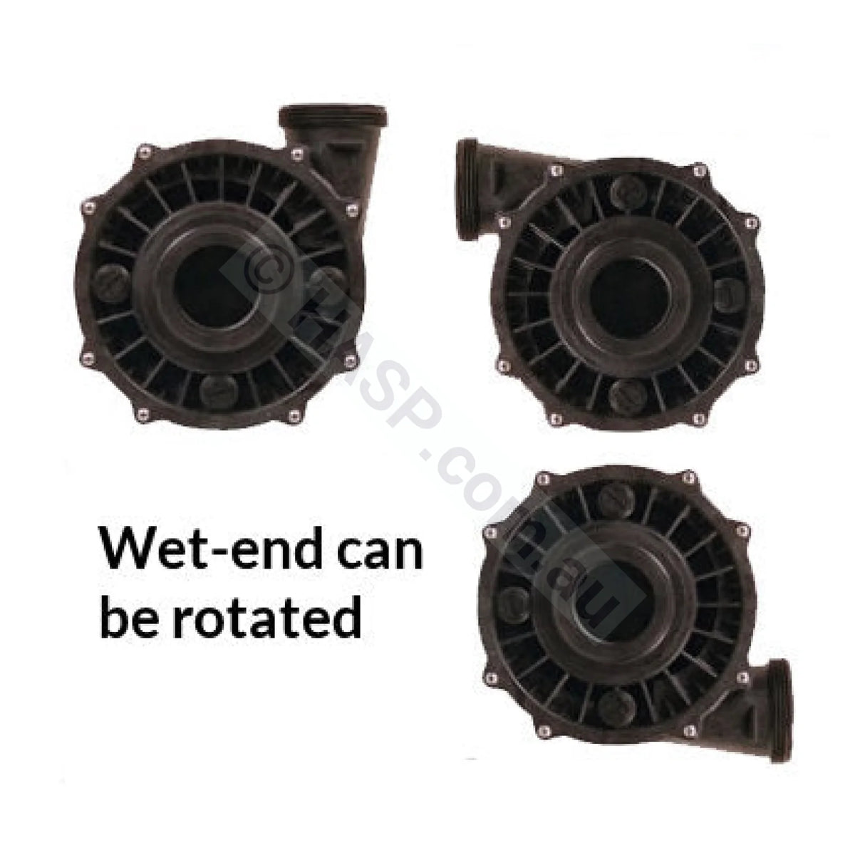 2.5 Hp Maxi-Flow Two Speed Spa Pump Replacement - Q6888 Q6808