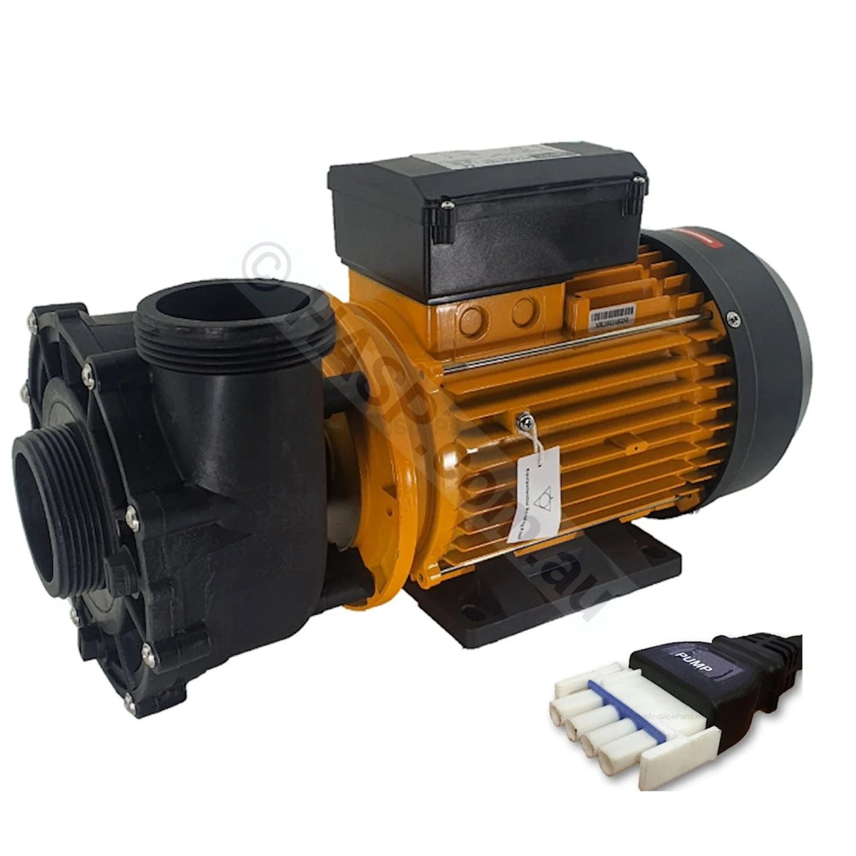 3.0Hp 1-Speed - Davey Spaquip Qb3001 2200W Spa Jet Booster Pump 50Mm Pumps