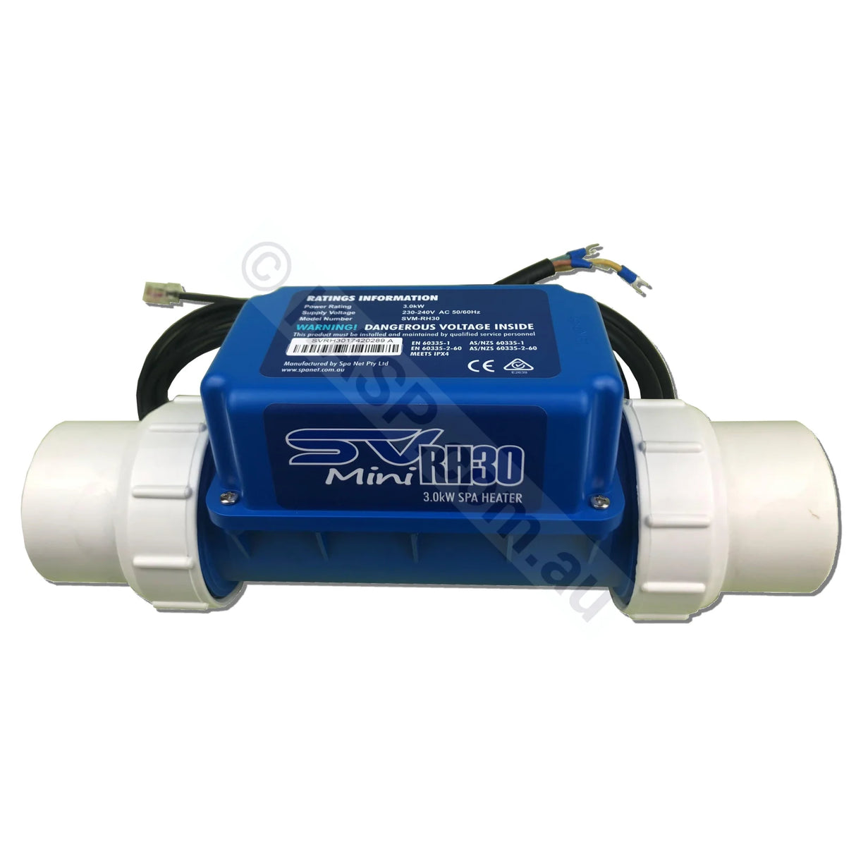 SpaNET SV Mini 3.0kW Remote Heater - Heater and Spa Parts