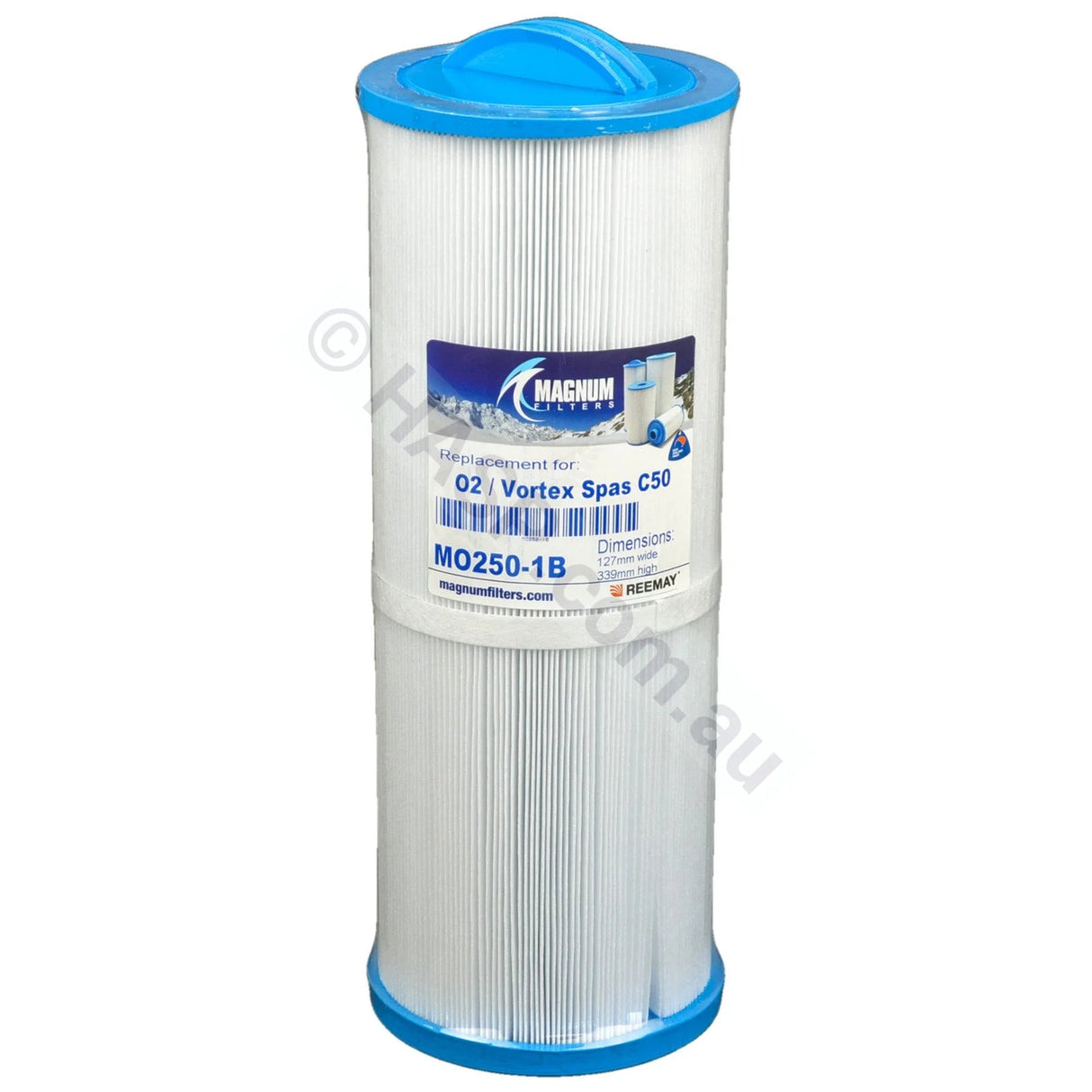 340mm x 128mm Maax, Oasis, Vortex, O2, Escape, Rising Dragon Cartridge Filter Replacement - Heater and Spa Parts