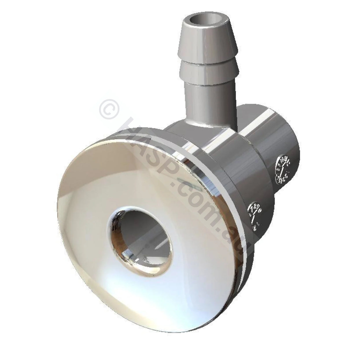 41mm Edgetec Mini Ozone Jet - Stainless Steel Face - with Body - Heater and Spa Parts