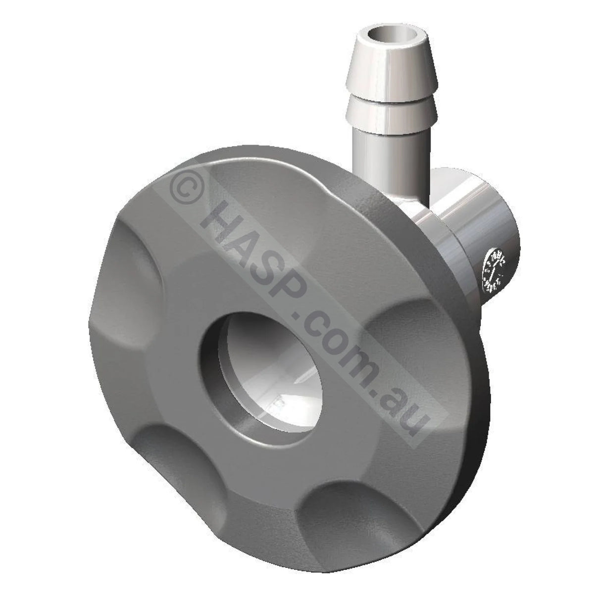 50mm Edgetec Mini Ozone Jet - Textured Scallops - Grey - Heater and Spa Parts