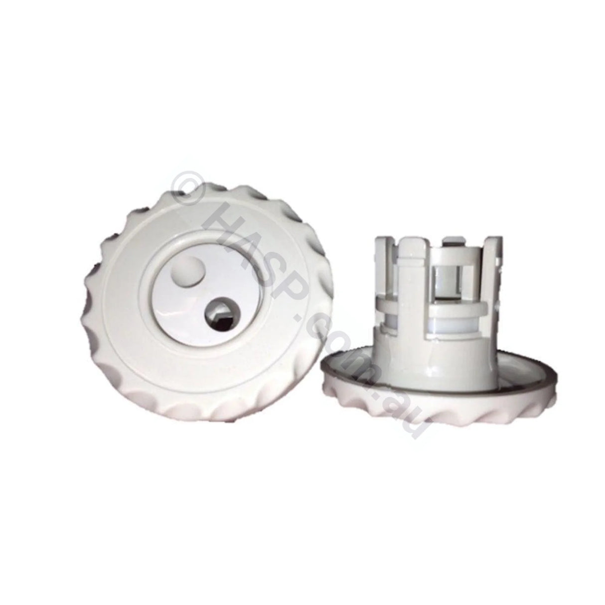 66mm Waterway Adjustable Mini Jet - Twin Pulse Roto - White - Heater and Spa Parts