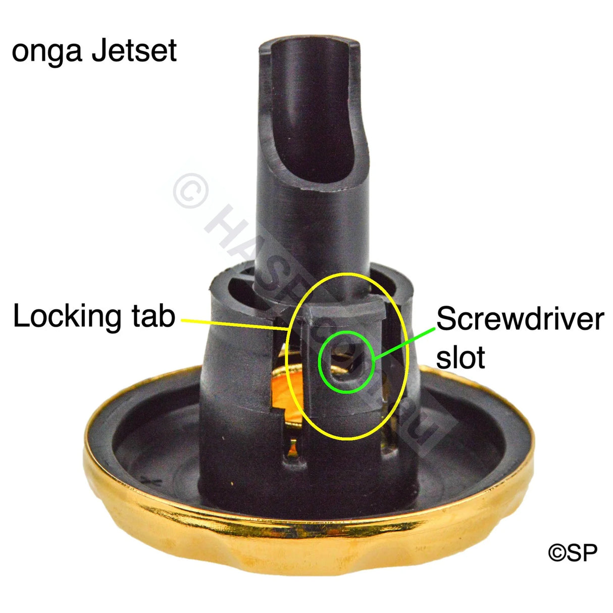 Onga Jetset and Jetstream Spa bath Jets - 69mm - White - Heater and Spa Parts