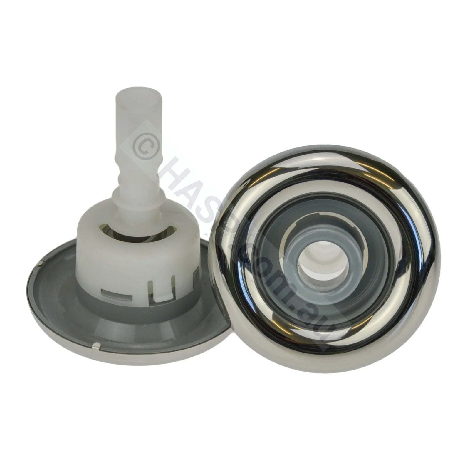 Pentair Luxury Cyclone Spa Jet - Stainless - Directional - Scallops - 90mm - Heater and Spa Parts