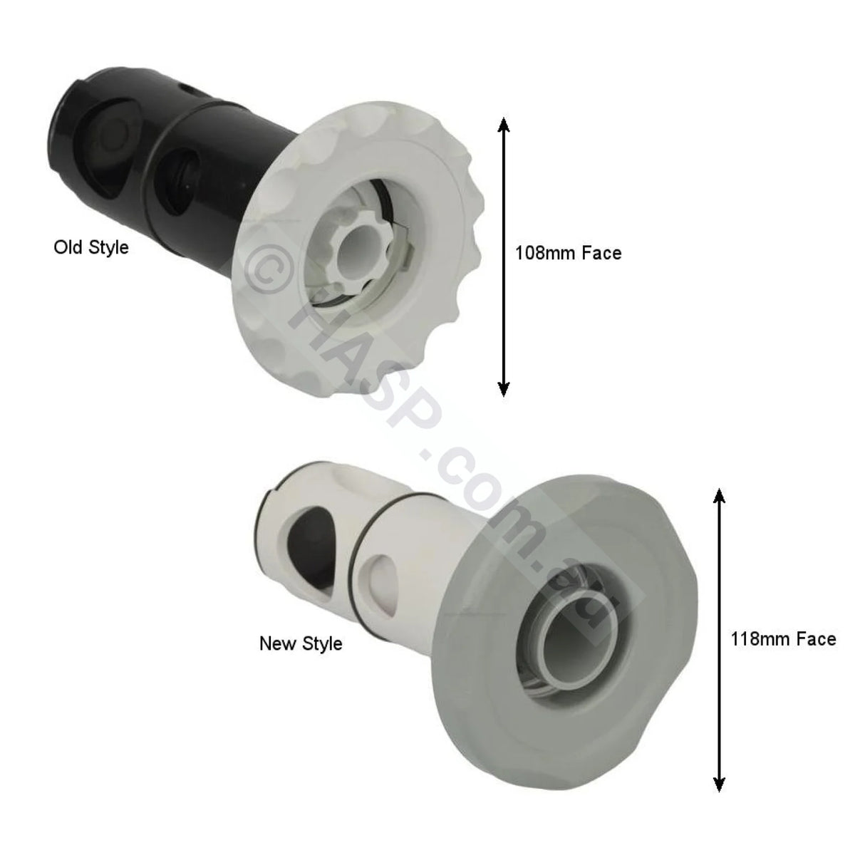 American Products Spa Jets - Pentair Balboa - 108mm & 118mm - Old and New Styles - Monarch Spas - Heater and Spa Parts