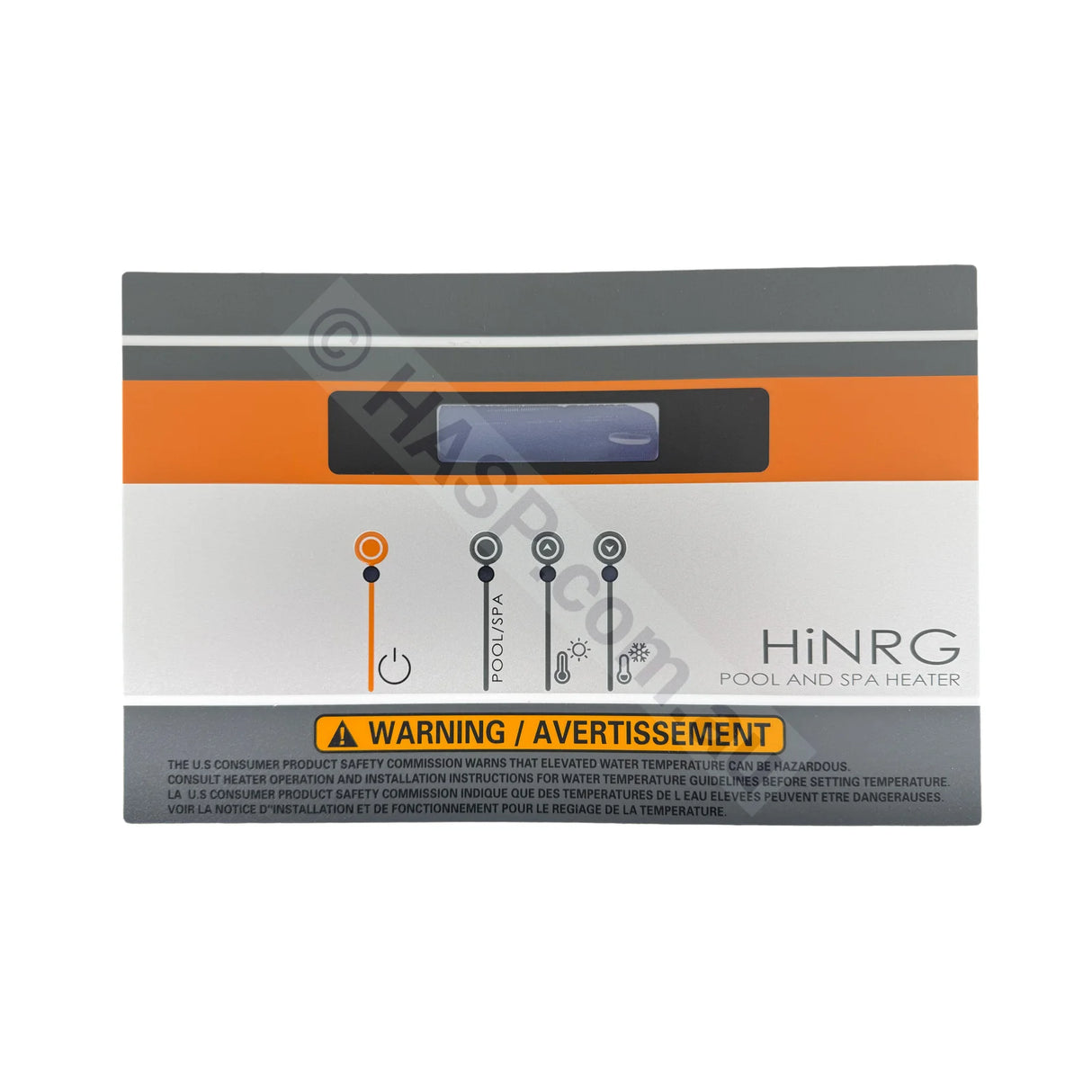 Astralpool Hinrg Front Label Decal Overlay Sticker Pool & Spa