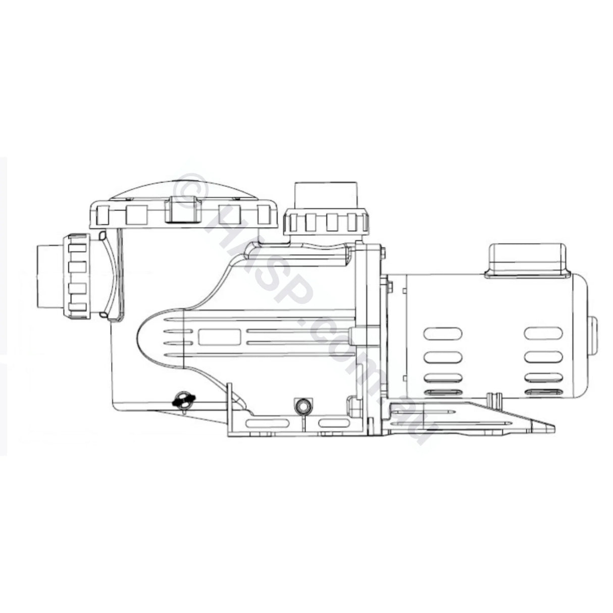 Astralpool Hurlcon BX High Performance Spa & Pool Pumps - GENUINE - Heater and Spa Parts