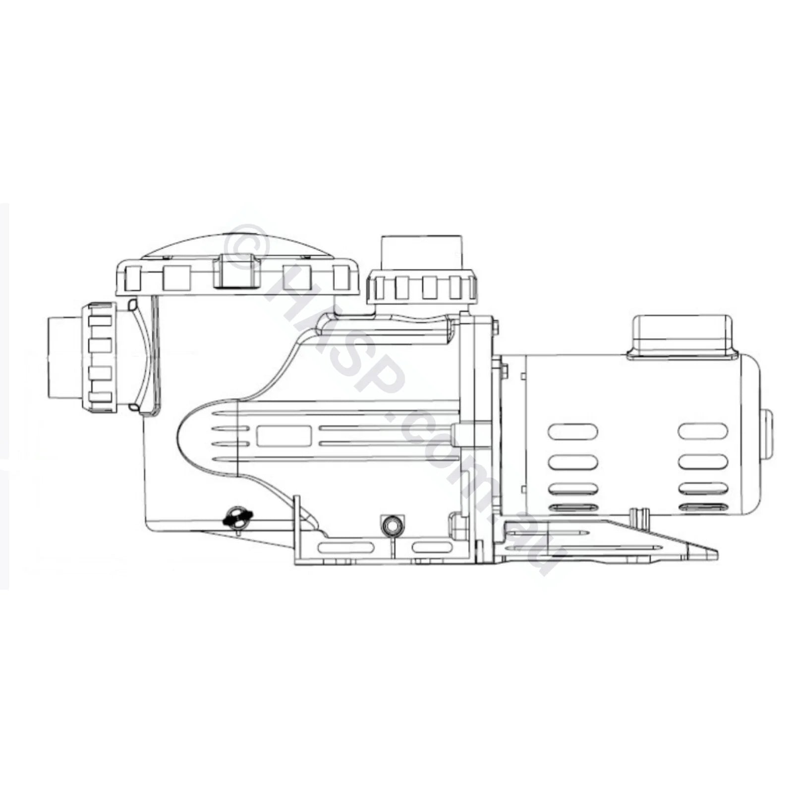 Astralpool Hurlcon BX High Performance Spa & Pool Pumps - GENUINE - Heater and Spa Parts