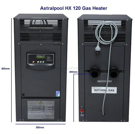 Astralpool / Hurlcon HX 120 Gas Spa Heaters - HX120 - Kept In Stock - Heater and Spa Parts