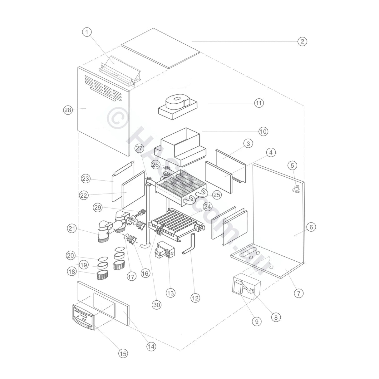 Astralpool Hurlcon JX 130-160 Fenwal Ignition Module - Heater and Spa Parts