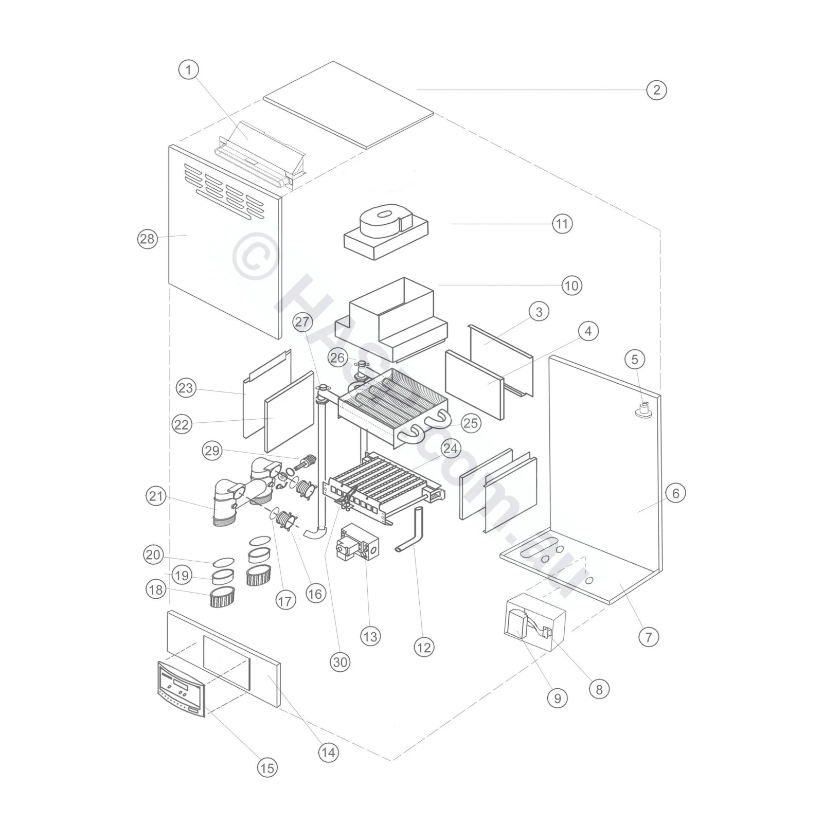 Astralpool Hurlcon JX 130-160 Fenwal Ignition Module - Heater and Spa Parts