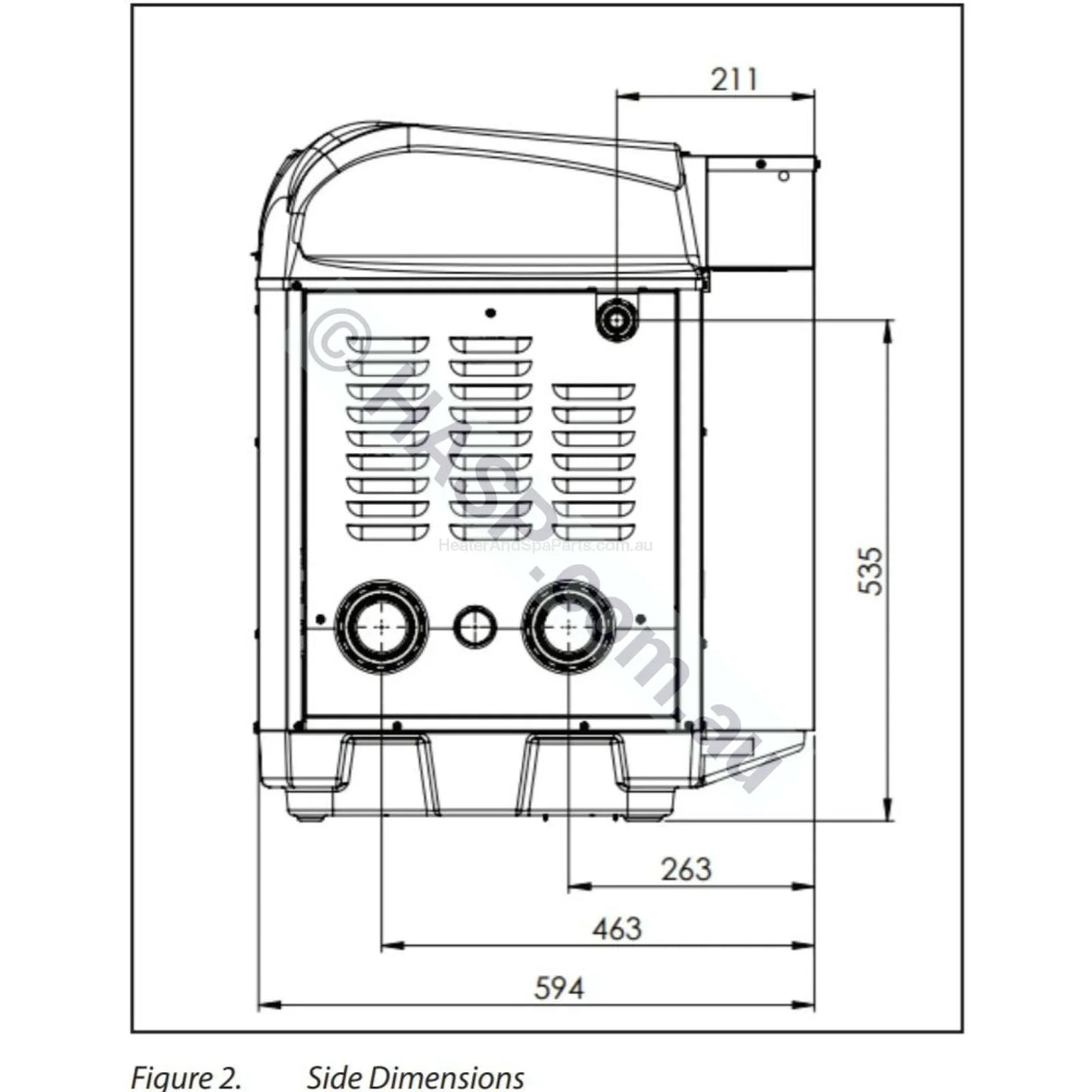 AstralPool ICI 200 Gas Pool & Spa Heater