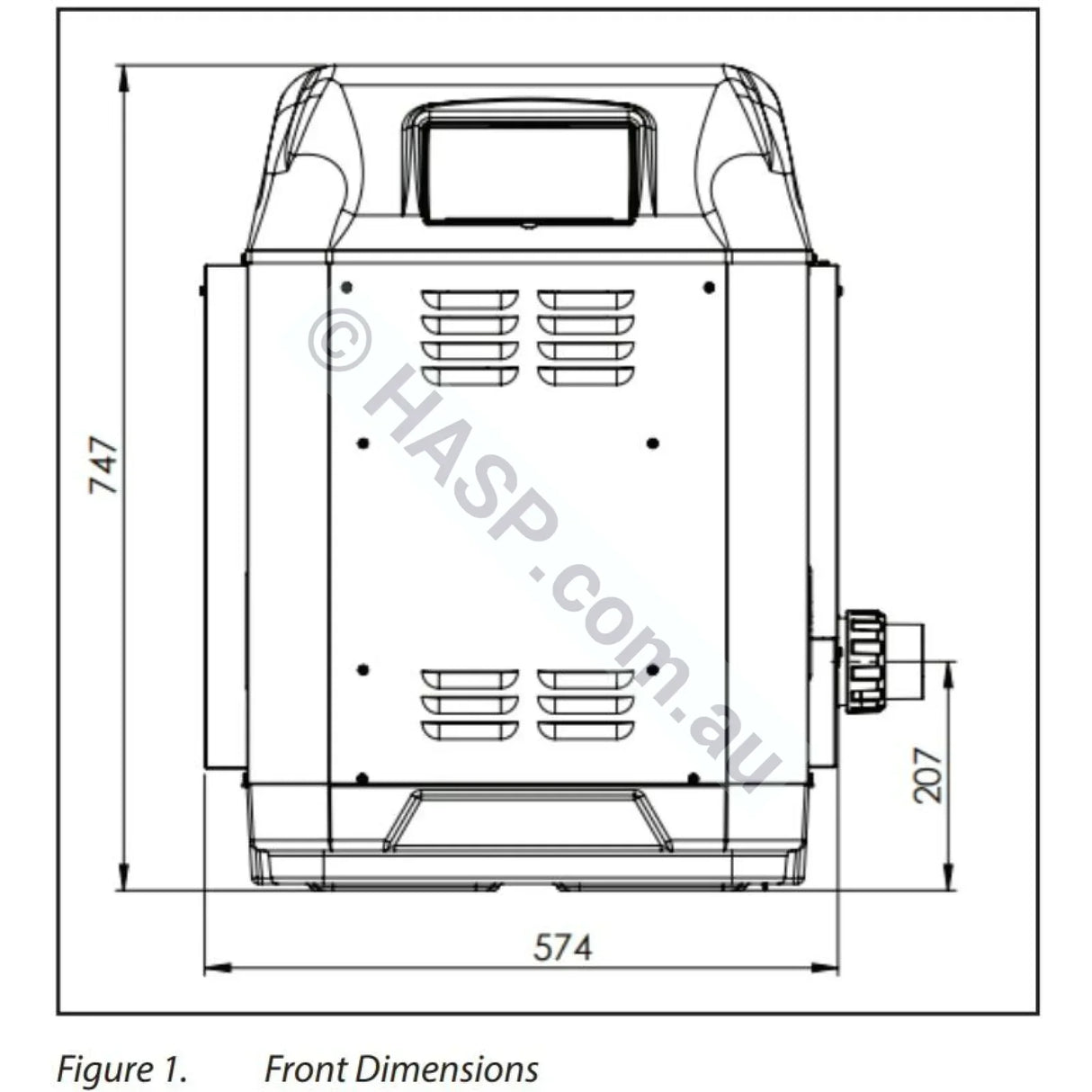 AstralPool ICI 200 Gas Pool & Spa Heater