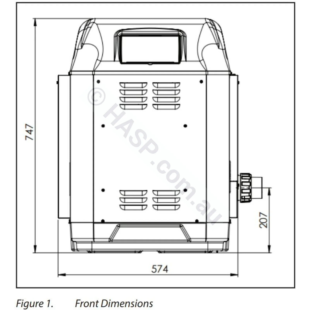 AstralPool ICI 200 Gas Pool & Spa Heater