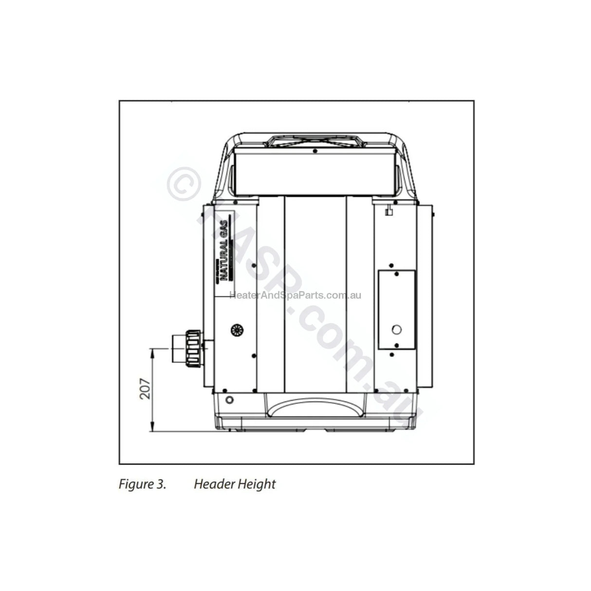 AstralPool ICI 400 Gas Pool & Spa Heater