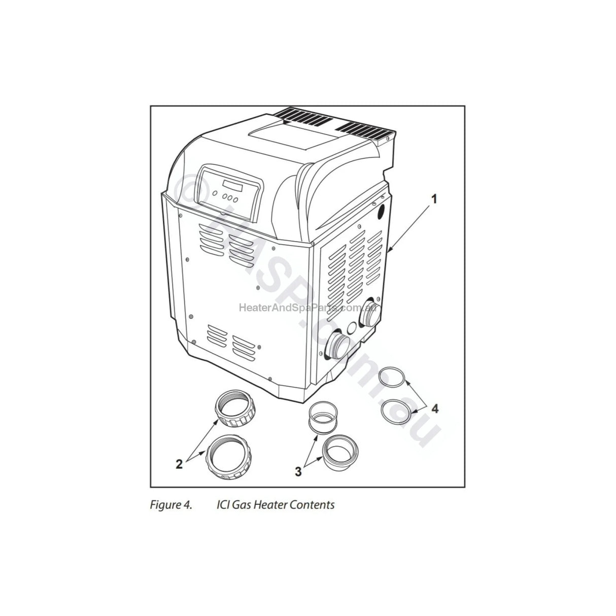 AstralPool ICI 400 Gas Pool & Spa Heater
