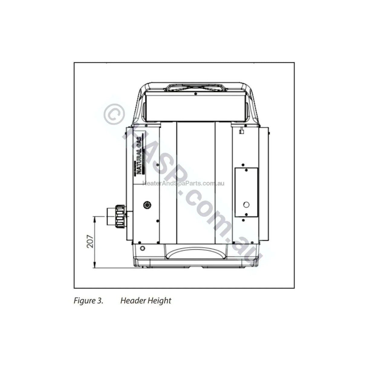 AstralPool ICI 400 Gas Pool & Spa Heater