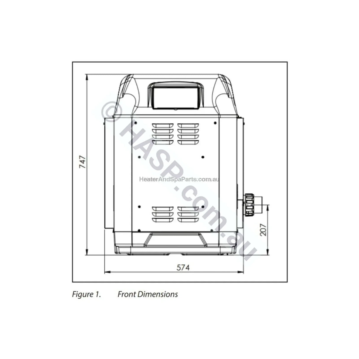 AstralPool ICI 400 Gas Pool & Spa Heater
