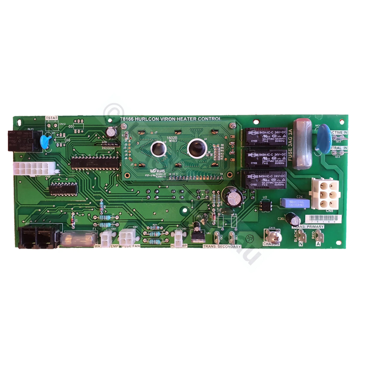 Viron / ICI Main PCB - Thermostat Control Panel 78166 - 781665 - Heater and Spa Parts