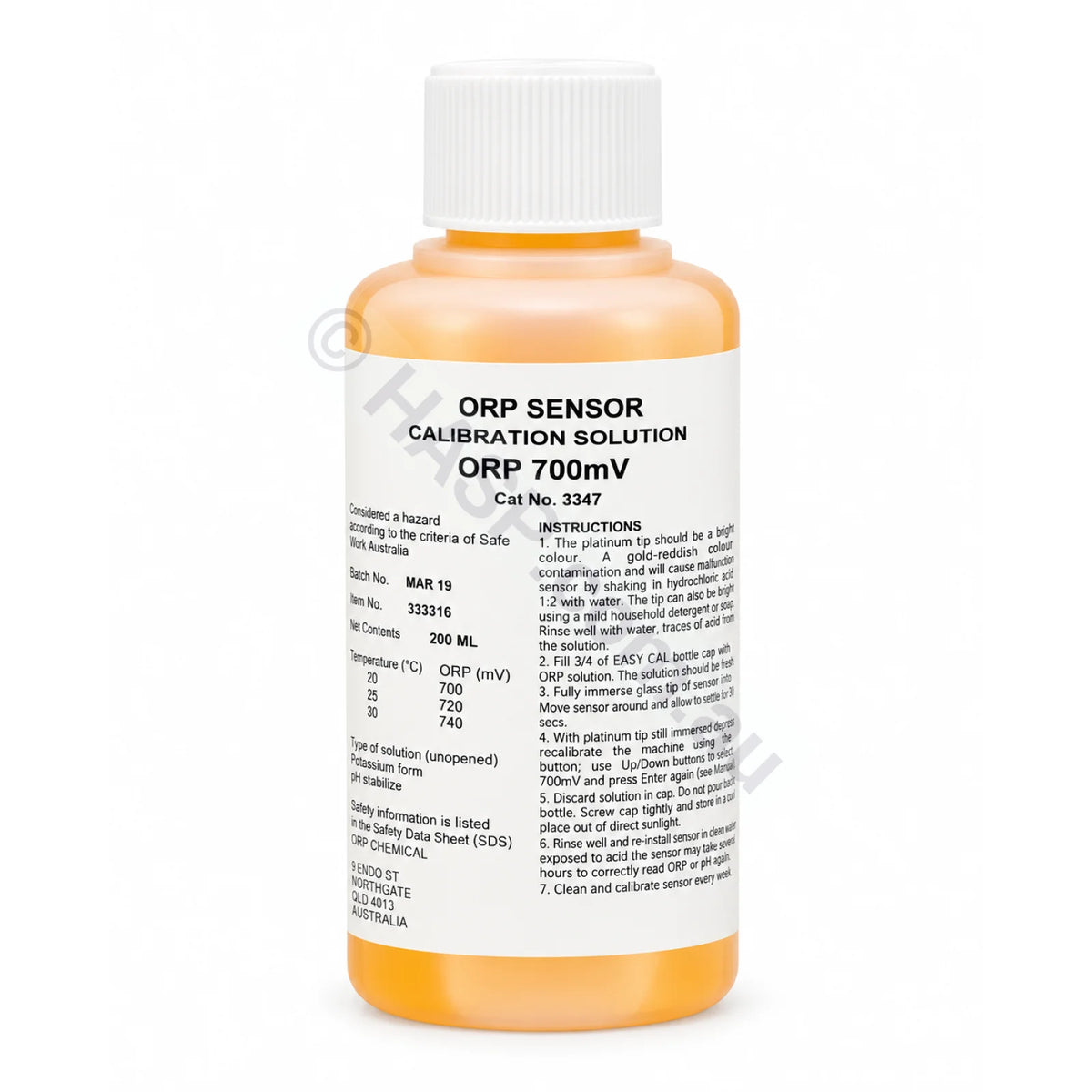 Astralpool / Rolachem ORP Calibration Solution - 100ml - Redox - 700mV - 600117