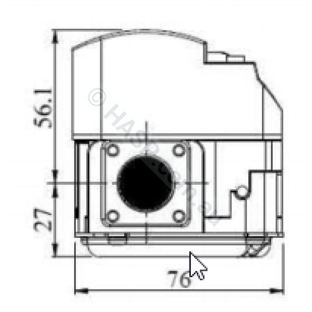 Techrite - Hurlcon Astralpool Gas Regulator Valve for HX 70, HX 120, WX Gas Heaters - Heater and Spa Parts