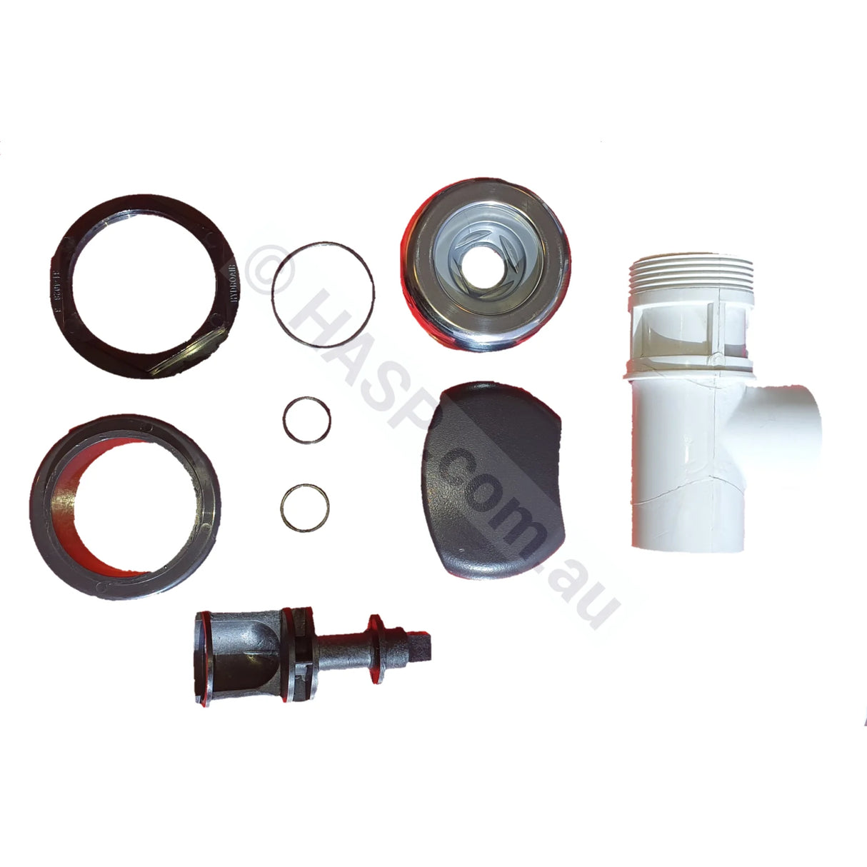 Balboa 25mm Spa Diverter - Crescent Shaped Handle w/ Stainless Cap - Heater and Spa Parts