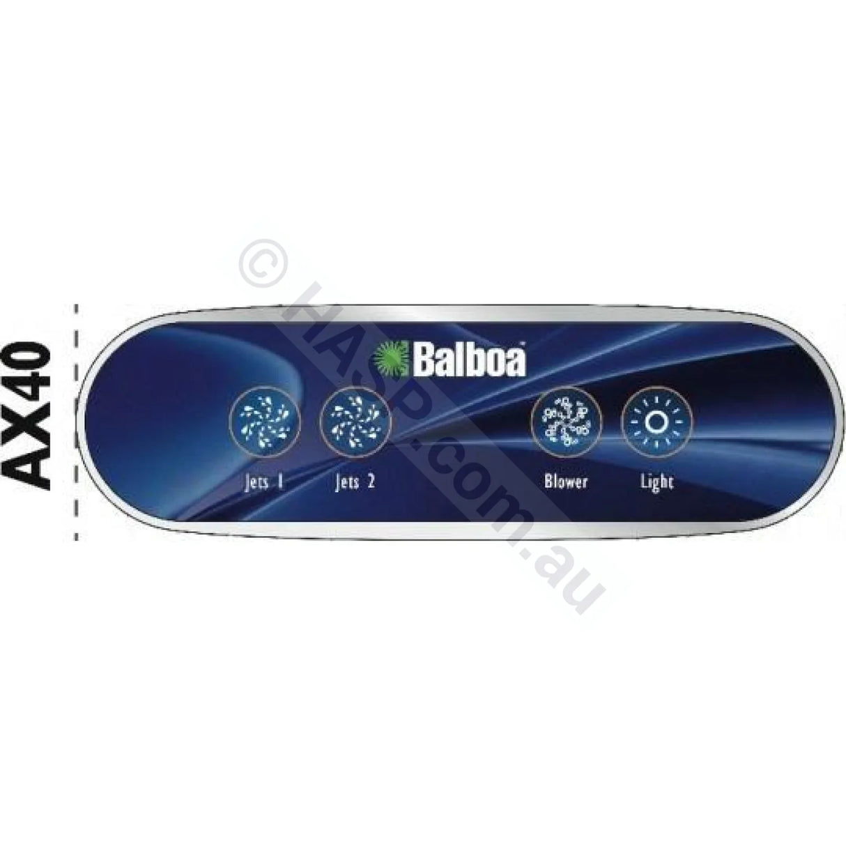 Balboa AX40 4-button Auxiliary Touchpad Control Panel - Heater and Spa Parts