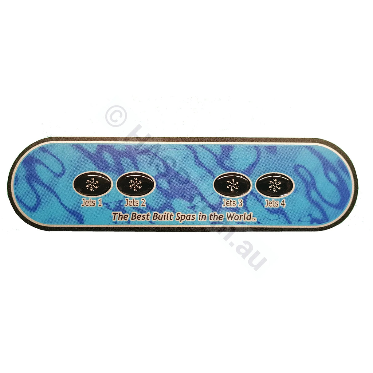 Balboa Ax40 4 Button Auxillary Touchpad Overlay Decal Generic - Scs Industries Touchpads