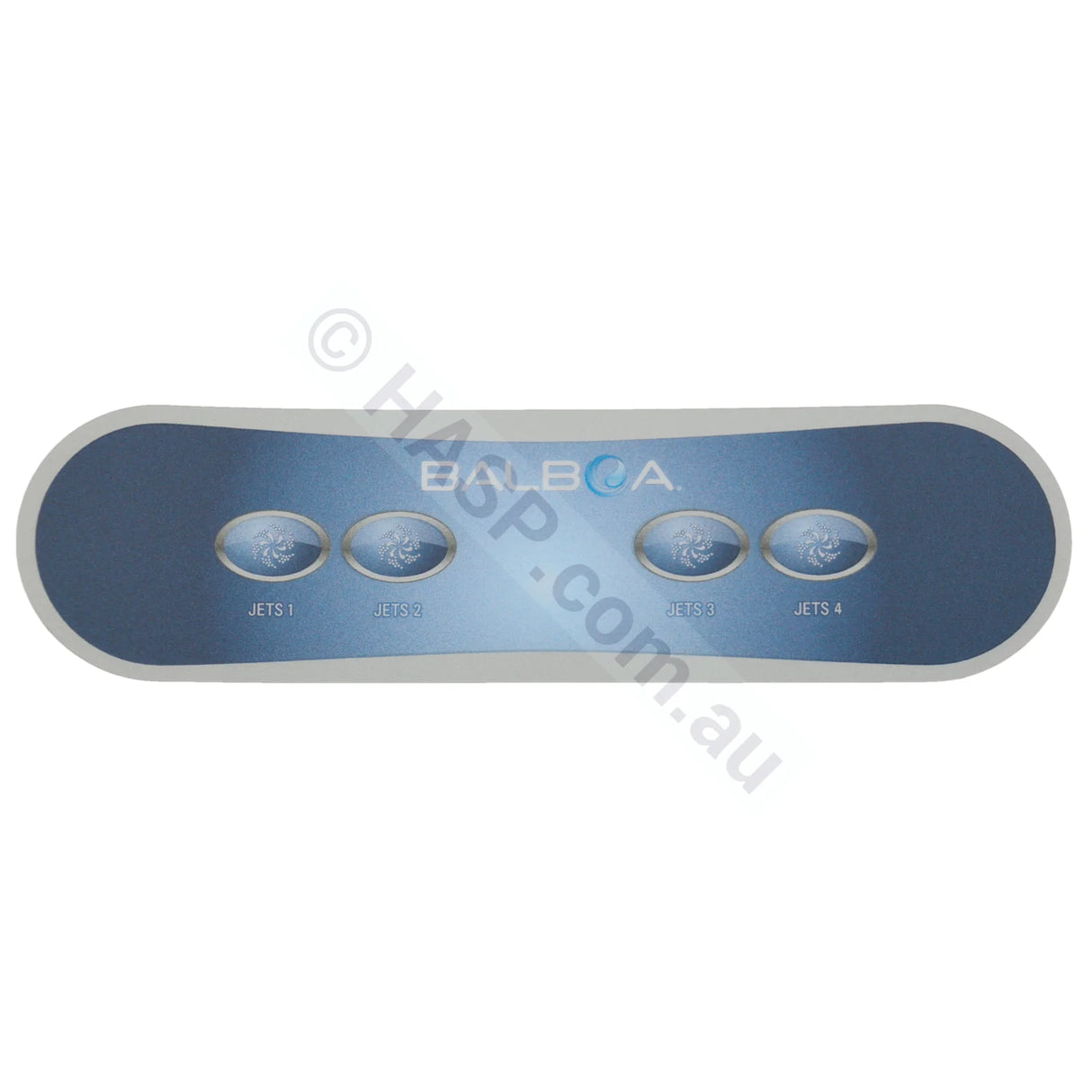 Balboa Ax40 4 Button Auxillary Touchpad Overlay Decal Jets 1 / 2 3 Touchpads