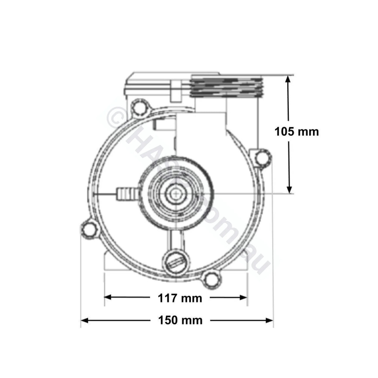 Balboa Spa Circulation Pump - 0.25Hp Ultima Circ / Filtration Pumps