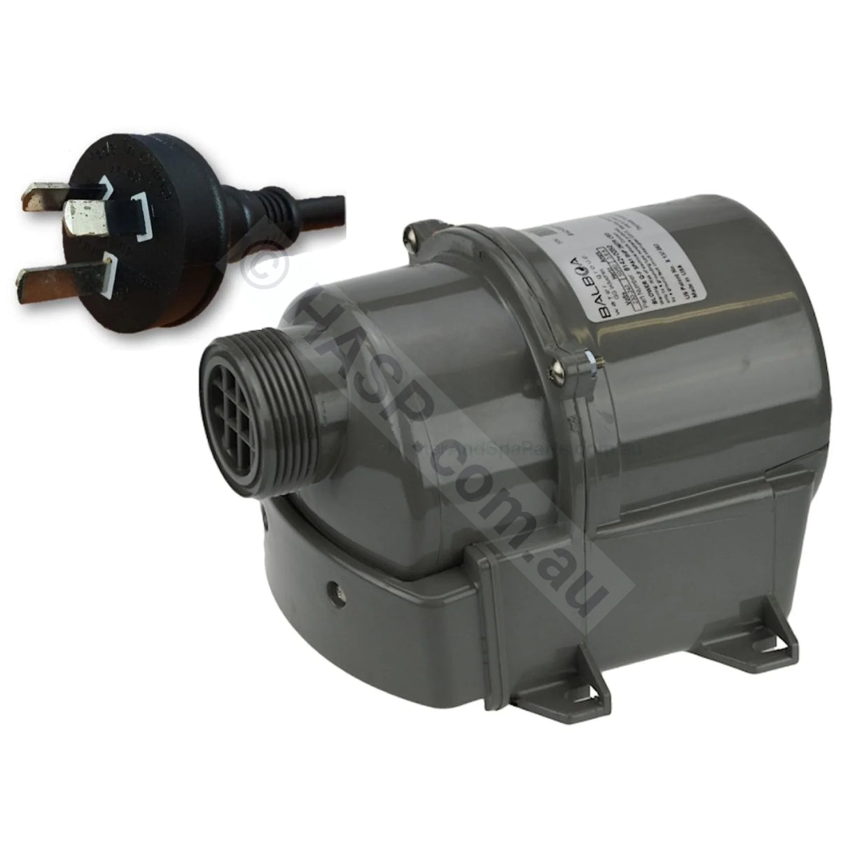 Balboa Quiet-Flo Spa Blower - 1Hp W/ Union Quietflo 3-Pin Cat38 Plug Blowers