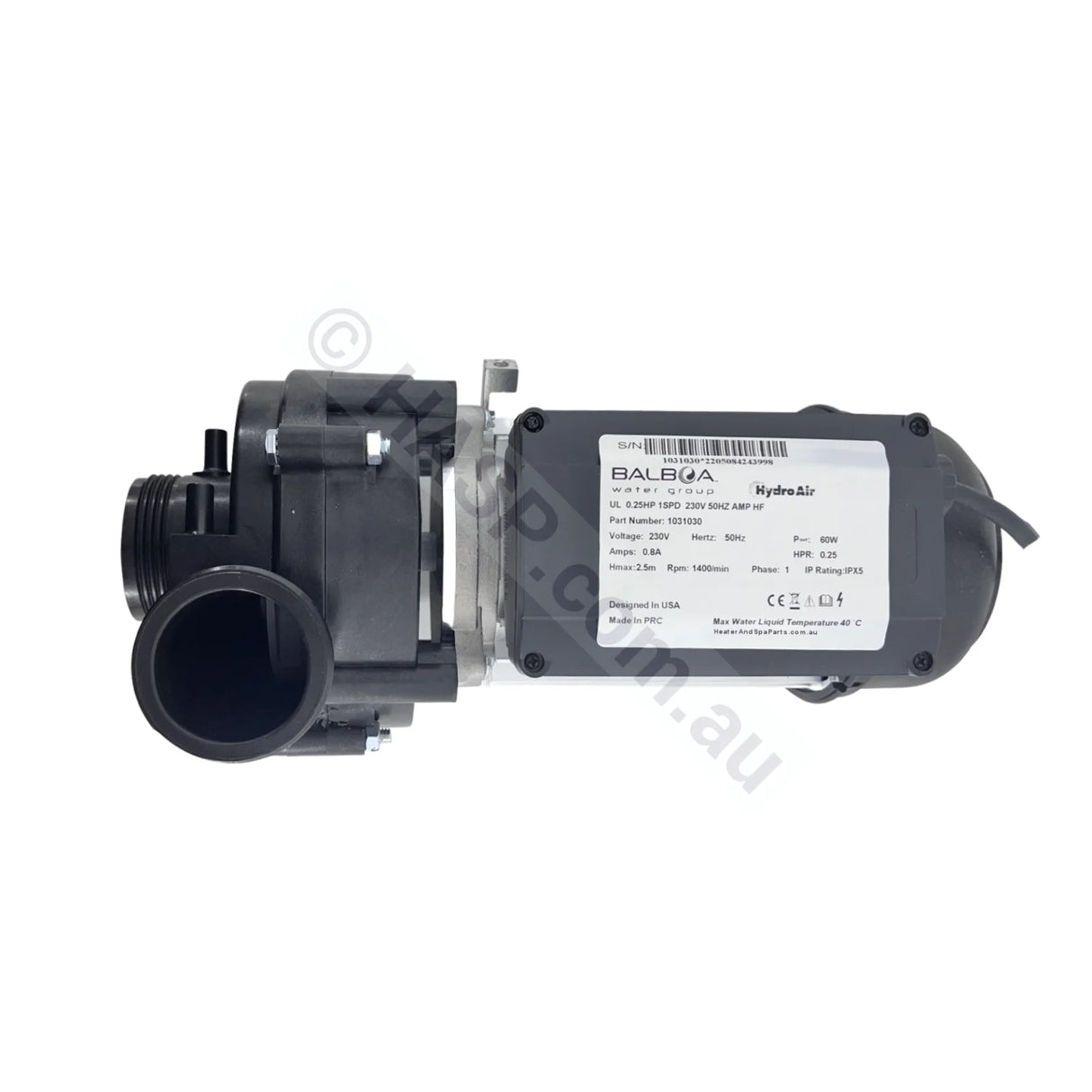 Balboa Spa Circulation Pump - 0.25Hp Ultima Circ / Filtration Pumps