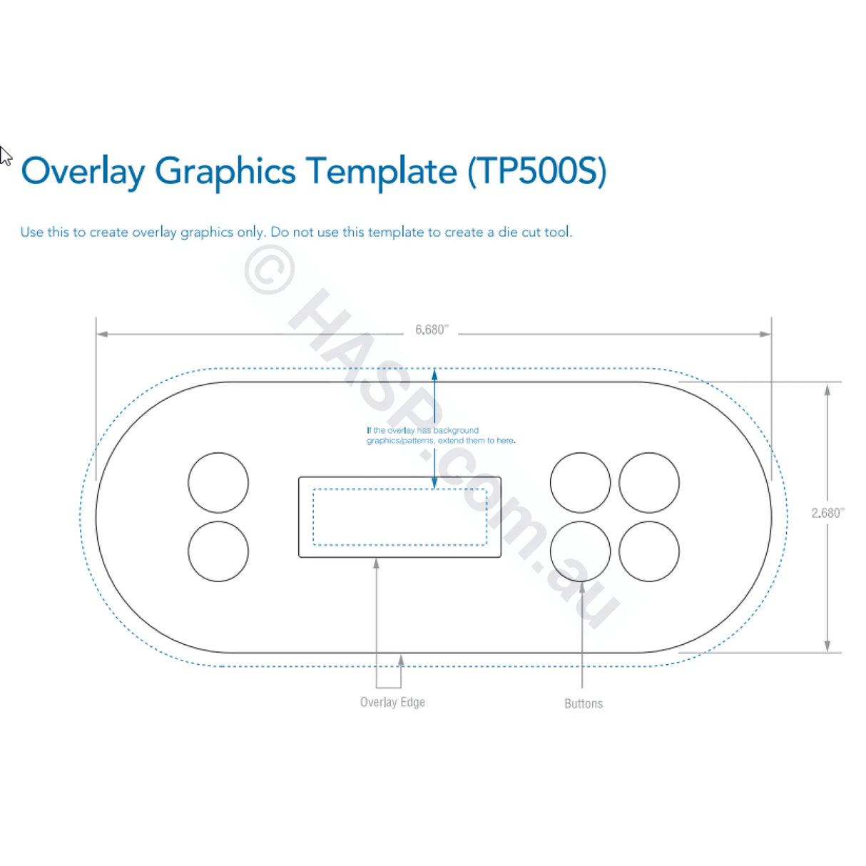 Balboa Tp500S Touchpad Topside Control Panel