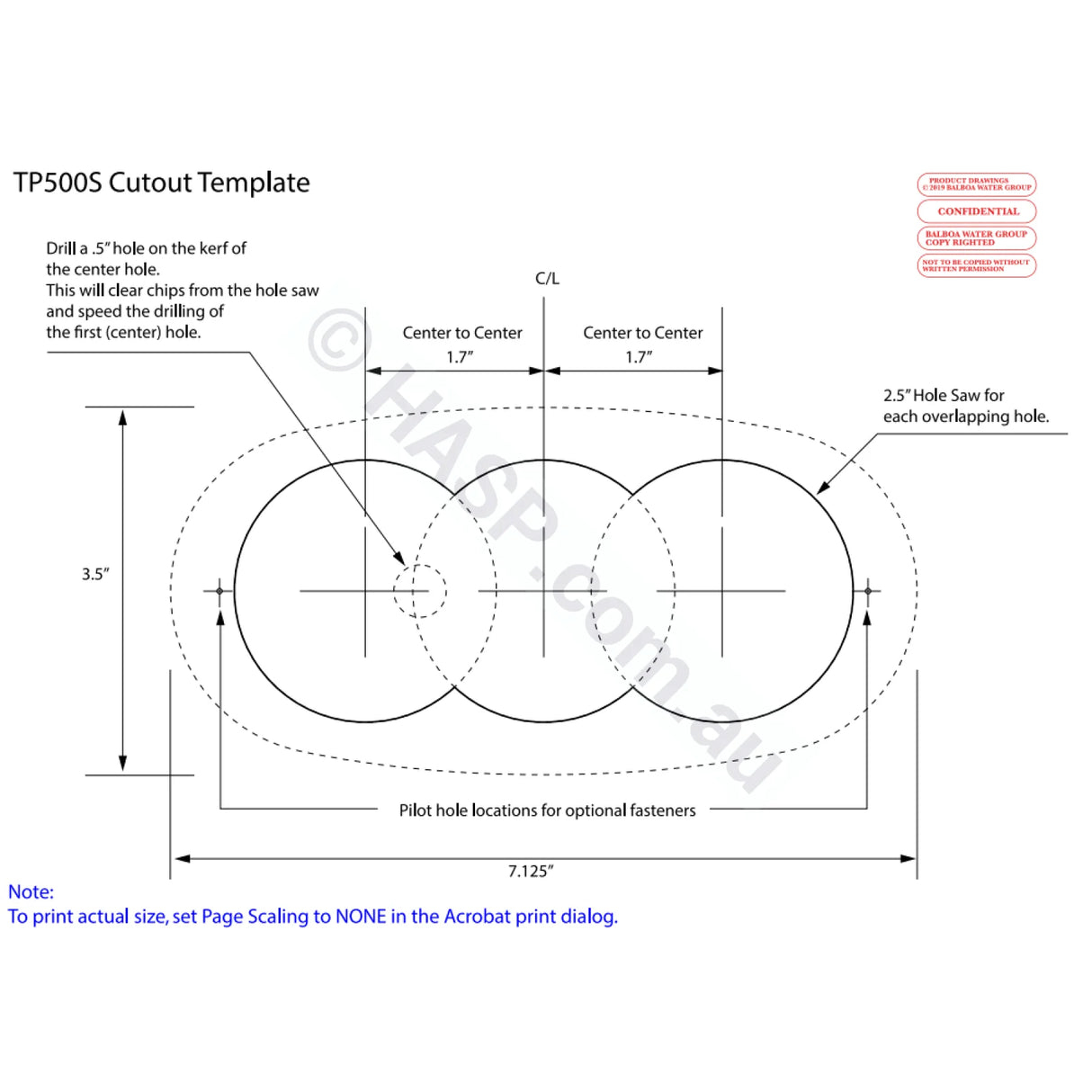 Balboa Tp500S Touchpad Topside Control Panel