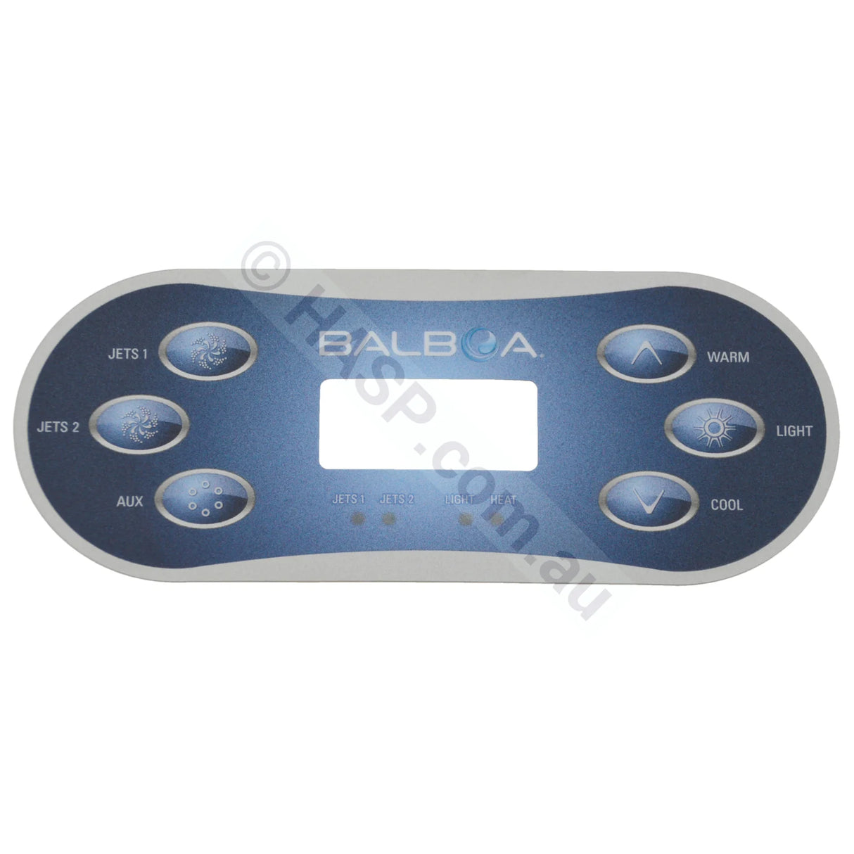 Balboa TP600 Touchpad Overlay Sticker Decals - 6 button - Heater and Spa Parts