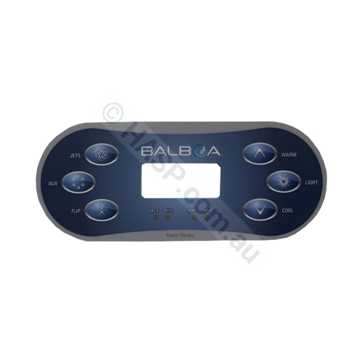 Balboa TP600 Touchpad Overlay Sticker Decals - 6 button - Pool & Spa