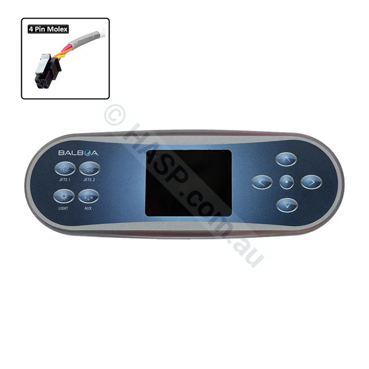 Balboa TP700 Touchpad - Colour Screen - 9 button / 10 button - Jets 1 | Jets 2 | Light | Aux - Touchpads