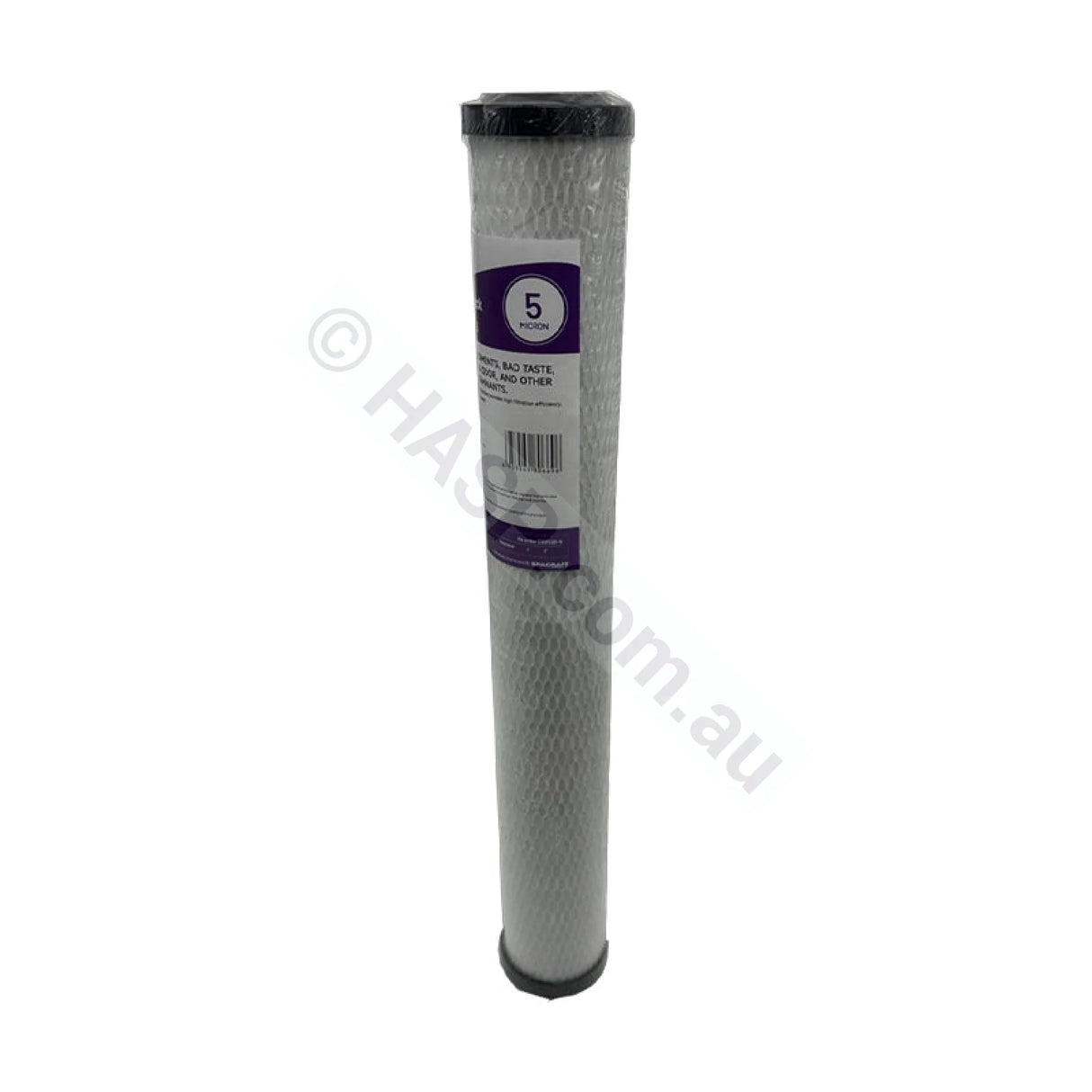 Carbon Block water filter cartridge, 5 micron, 2.5" x 20" Slimline (FC-CB2520-5) - alternate view