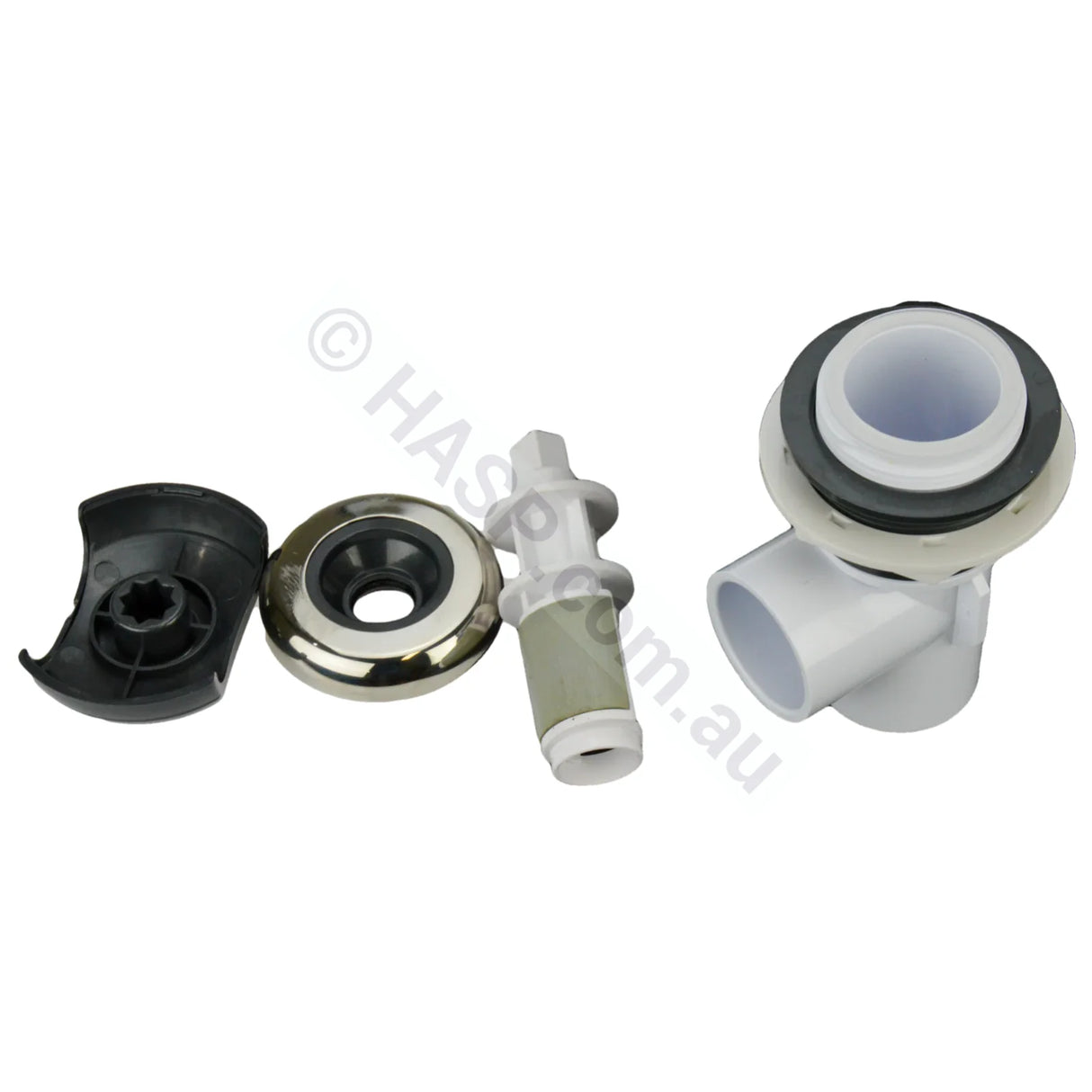 CMP 1’’ On/Off Valve - Halo Graphite Grey / SS Pool & Spa