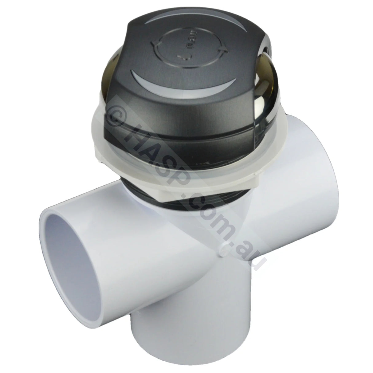 CMP Halo 2’’ Spa Jet Diverter Valve Kit - 50mm - Graphite Grey & Stainless Pool & Spa
