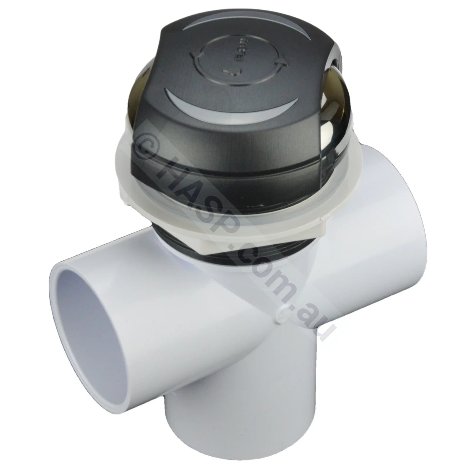 CMP Halo 2’’ Spa Jet Diverter Valve Kit - 50mm - Graphite Grey & Stainless Pool & Spa