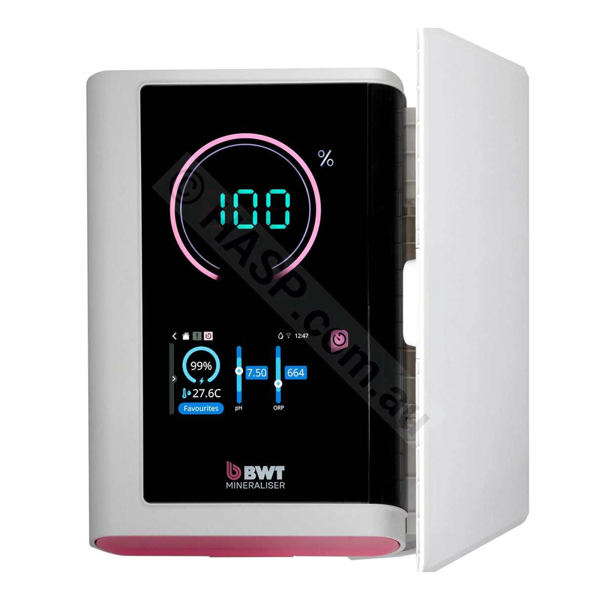 BWT Diamond Mineraliser with hinged screen cover open