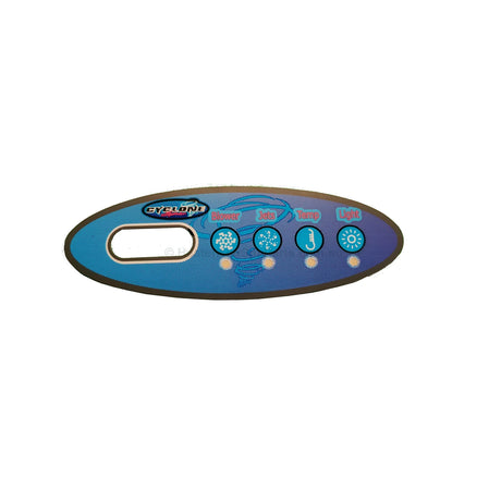 Cyclone Spas - 4-Button - Balboa VL200 Touchpad Overlay - Heater and Spa Parts