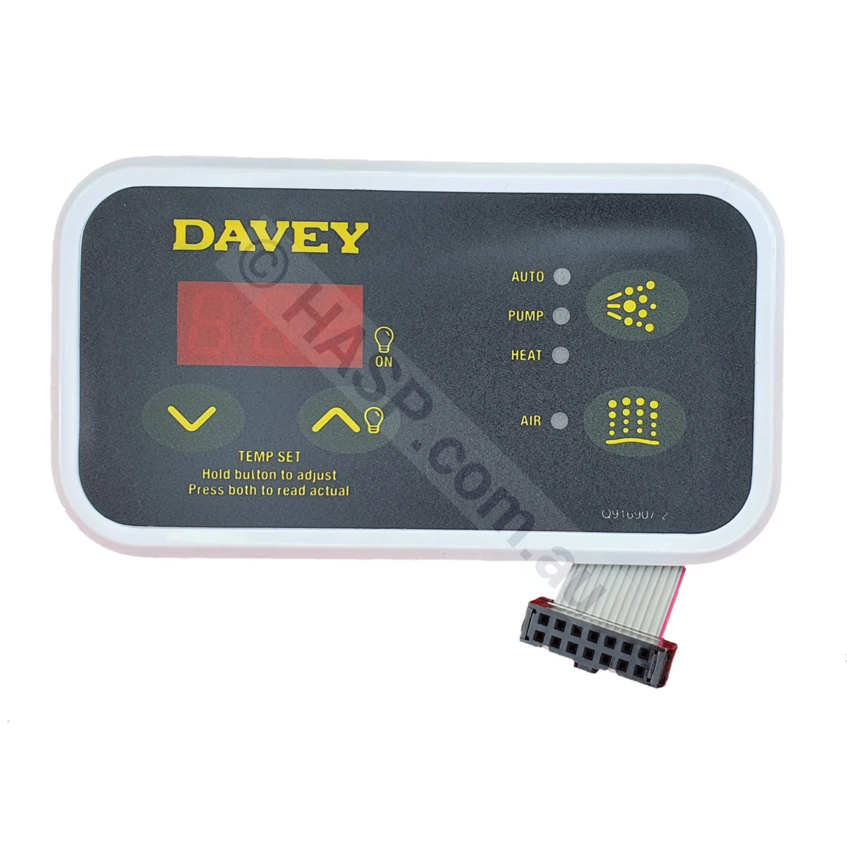 Davey SpaQuip Spa Power 400/500/600/601 Touchpad Control Panel Key Pad - Rectangular - Heater and Spa Parts