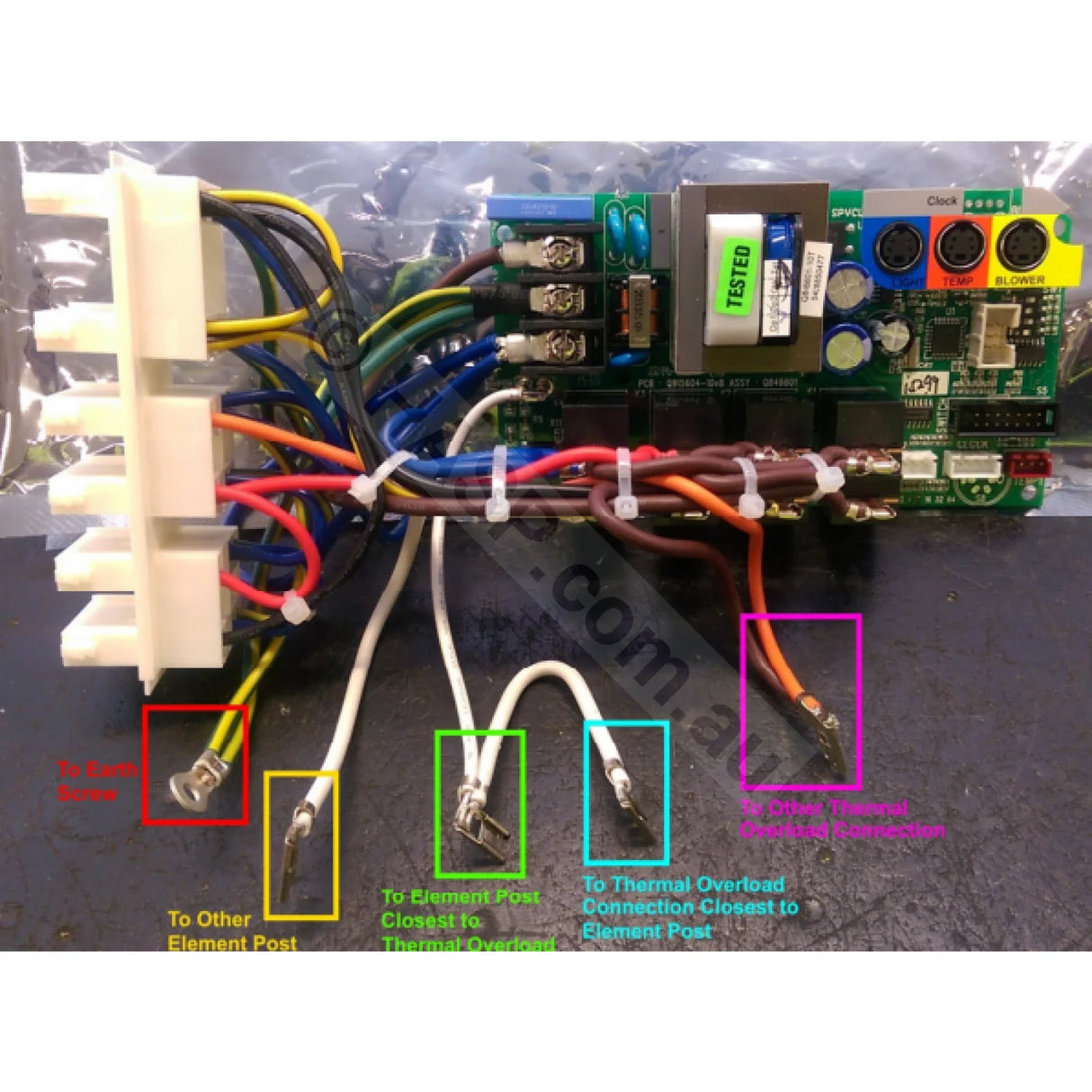 Davey Spaquip Spa Power Sp 601 Circuit Board Kit - Sp601 Pcbs